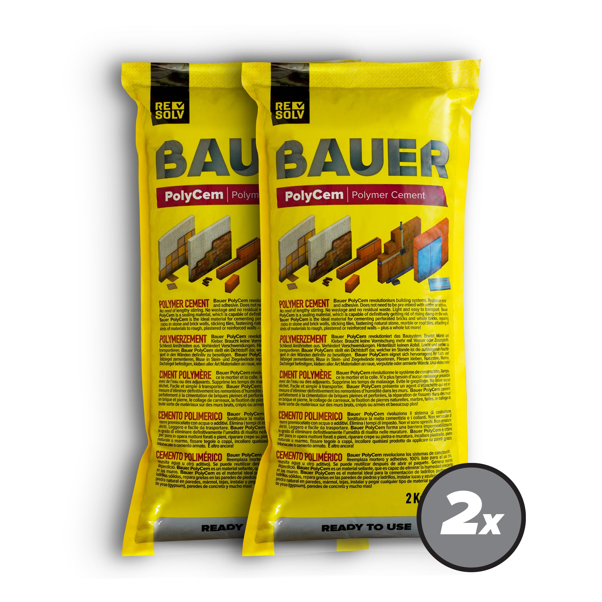 BAUER PolyCem - Cemento Pronto Uso | Resolv