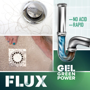 FLUX Green Gel - Sblocca Tubi da Residui di Capelli